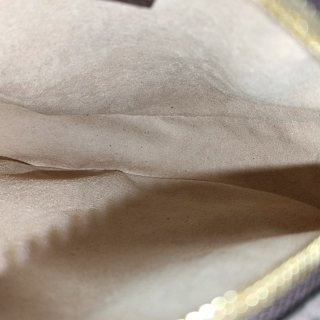Ophidia Mini Monogram Lona Revestida Beige