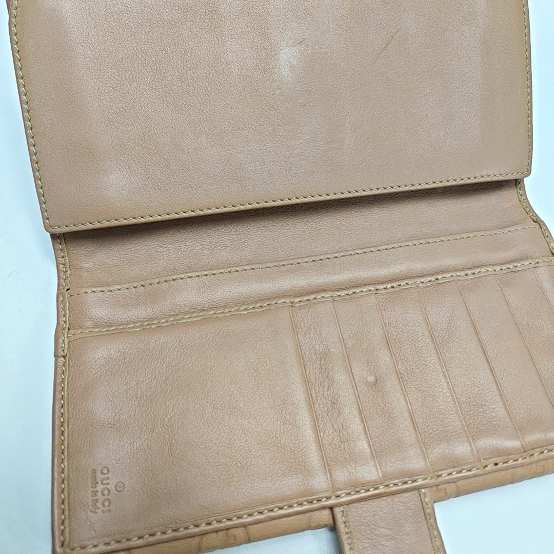 Monogram Calfskin Wallet Pink