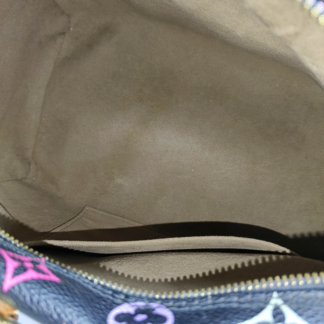 SPEEDY 30 Monogram Coated Canvas Black