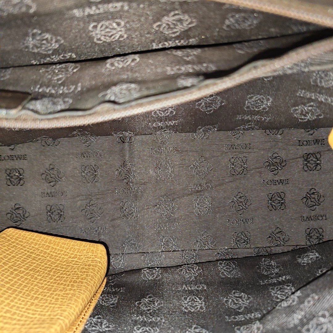 Calfskin Top Handle Bag Brown