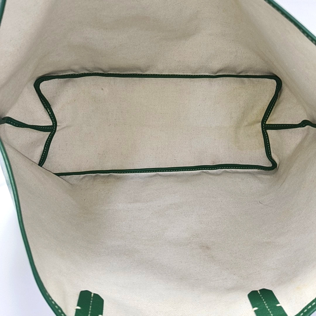 Saint Louis PM Coated Canvas Green