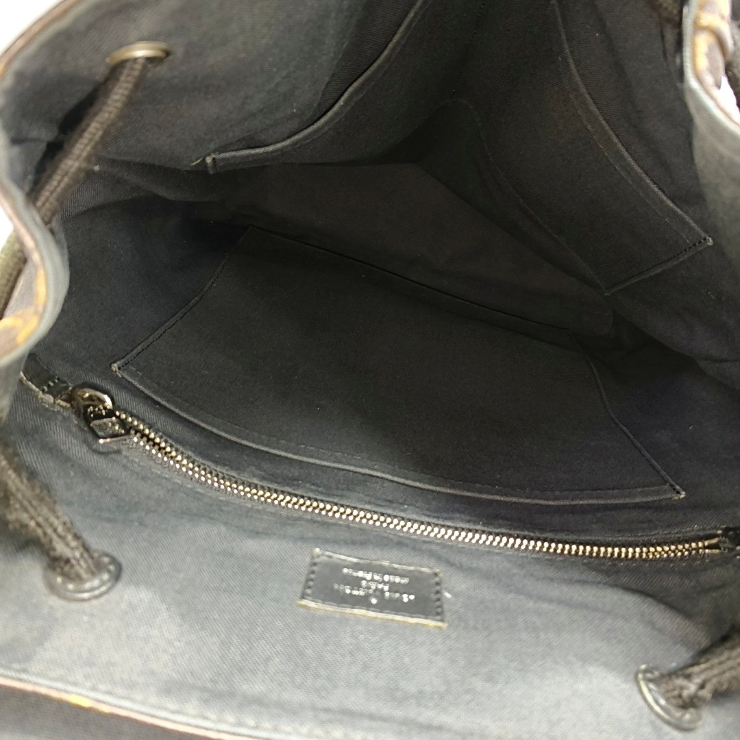 CHRISTOPHER MM Monogram Coated Canvas Brown