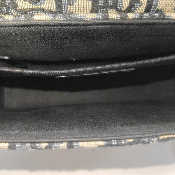 30 Montaigne Mini Oblique Canvas Blue