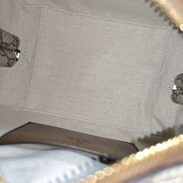 Monogram Coated Canvas Shoulder Bag Brown