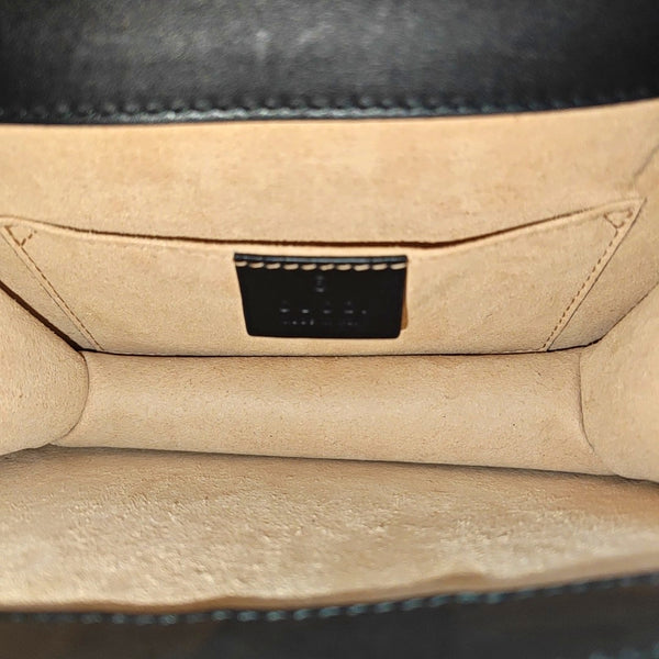 Sylvie Mini Monogram Velvet Black