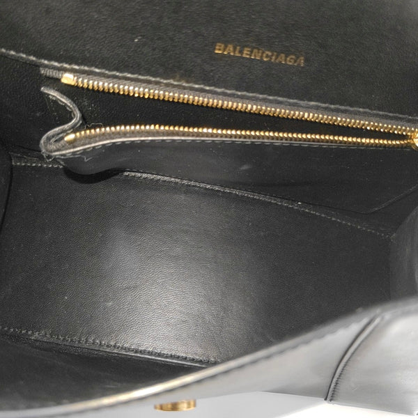 Hourglass S Calfskin Black