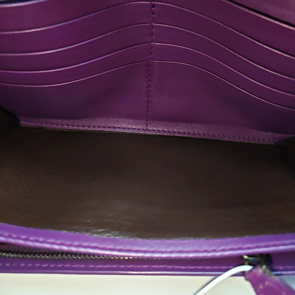 Calfskin Wallet Purple