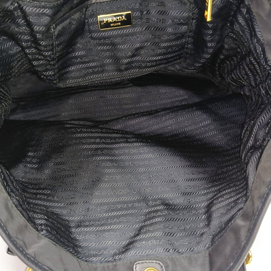 Nylon Tote Bag Black