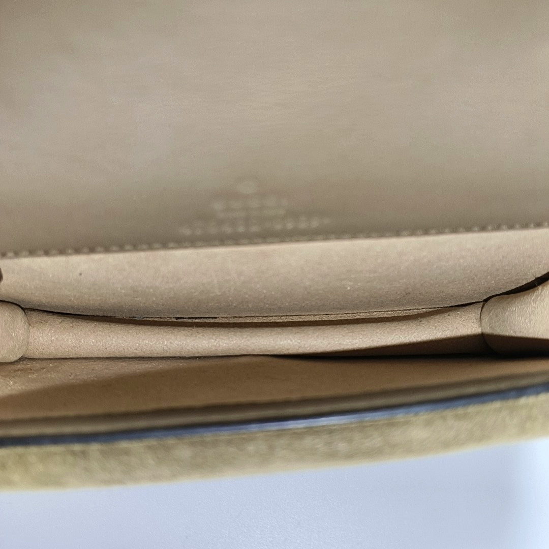 Dionysus Super Mini Monogram Coated Canvas Beige