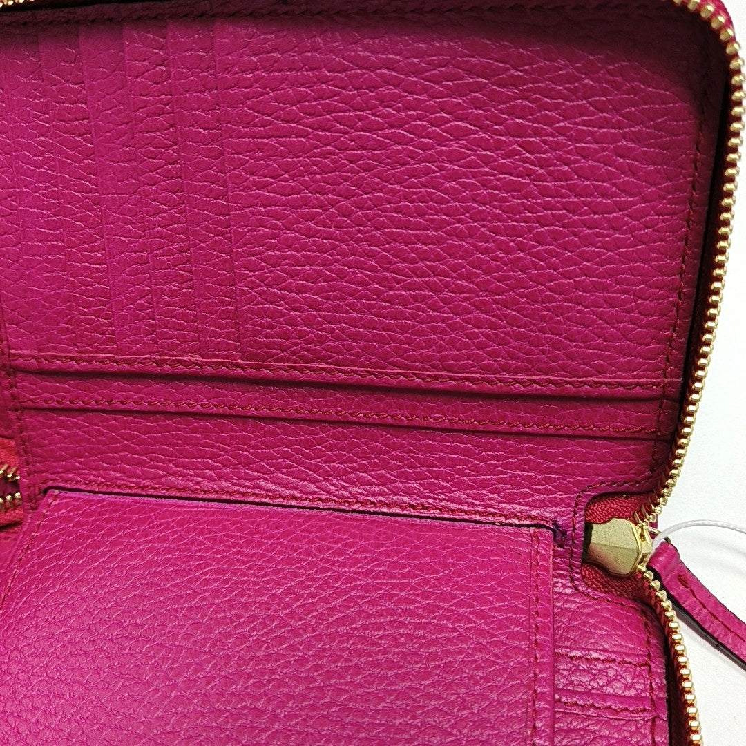 Calfskin Clutch Red