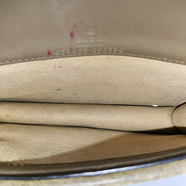 Dionysus Super Mini Monogram Coated Canvas Beige