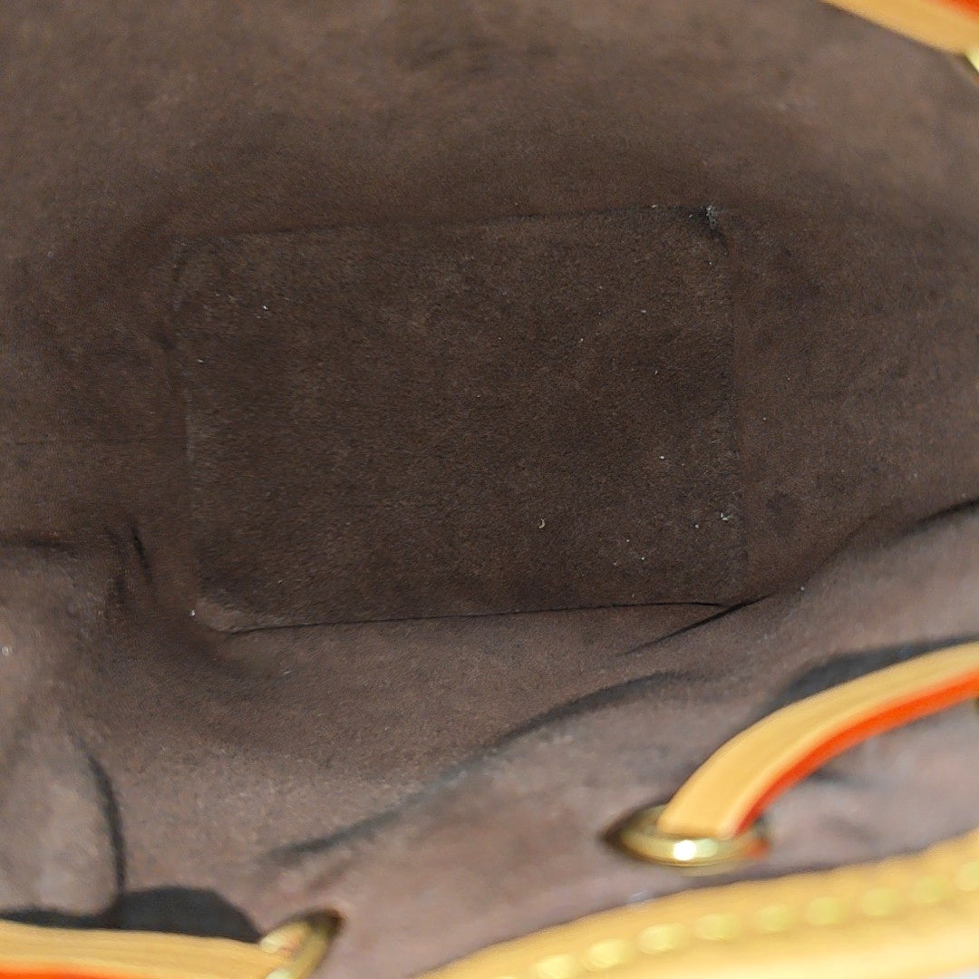 NOÉ Nano Monogram Coated Canvas Brown