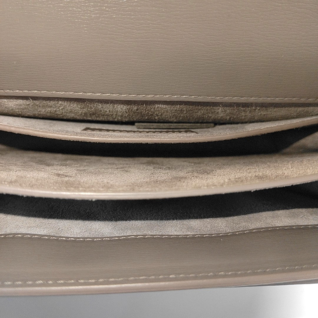 SUNSET Medium Calfskin Gray