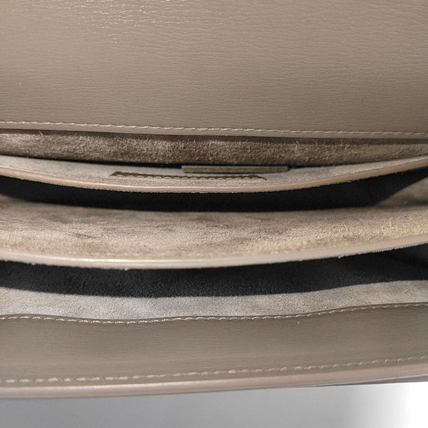 SUNSET Medium Calfskin Gray