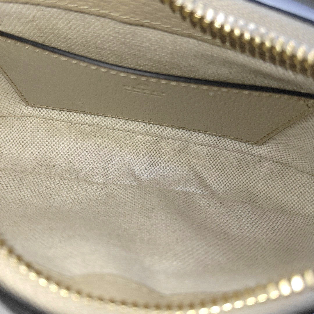 Ophidia Mini Monogram Coated Canvas Beige