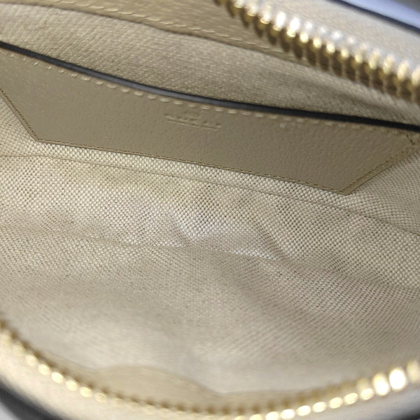 Ophidia Mini Monogram Coated Canvas Beige