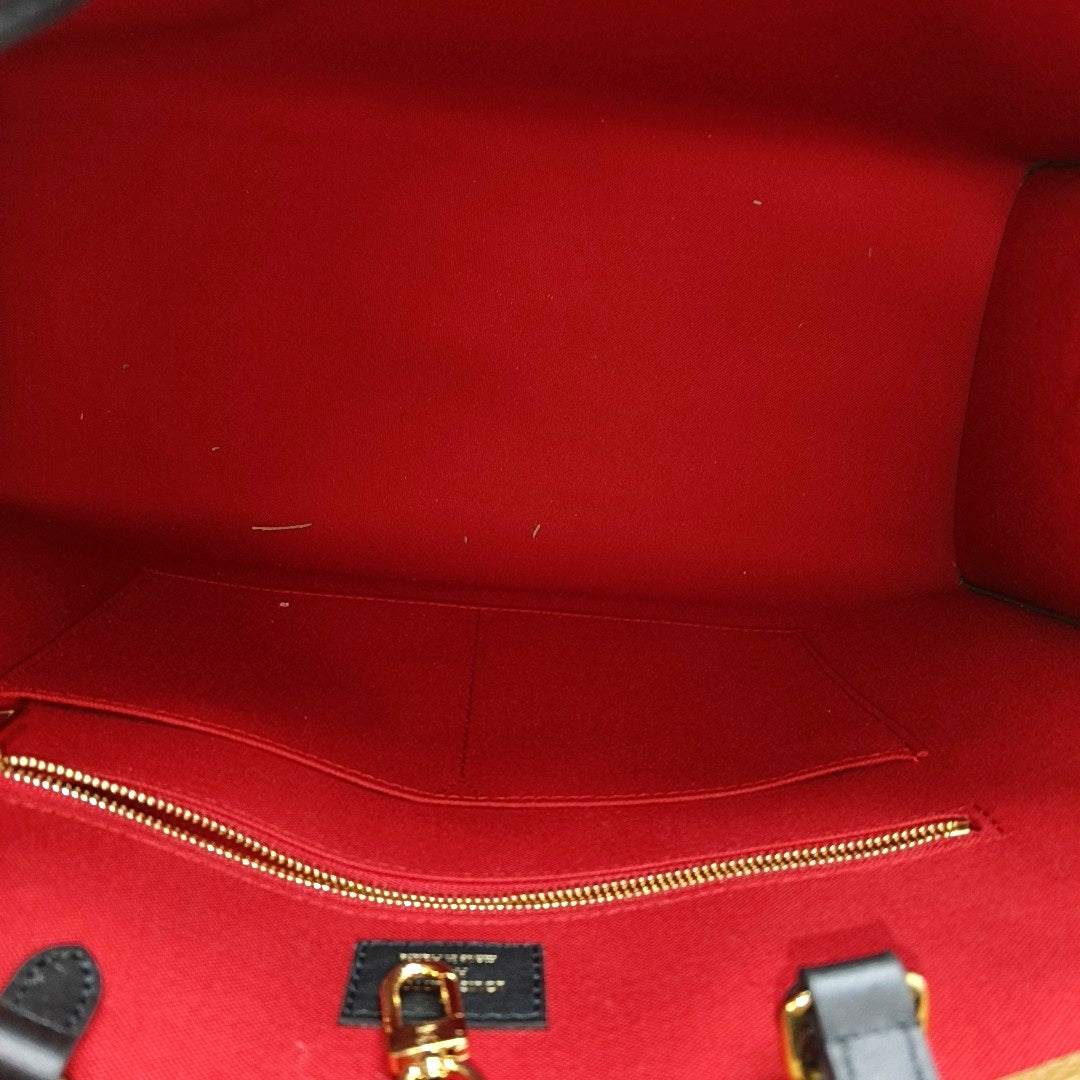 Authenticated pre-owned  ONTHEGO GM Monogram Coated Canvas Brown - Tote Bag at Looply