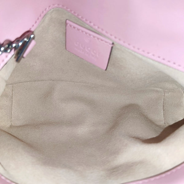 GG Marmont Mini Quilted Calfskin Pink