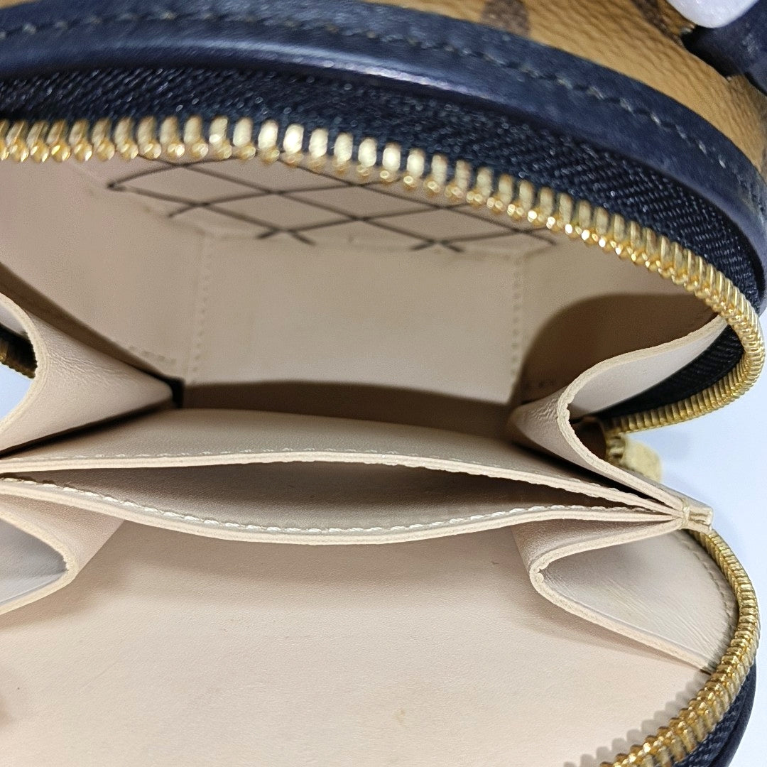 BOITE CHAPEAU Mini Monogram Coated Canvas Brown