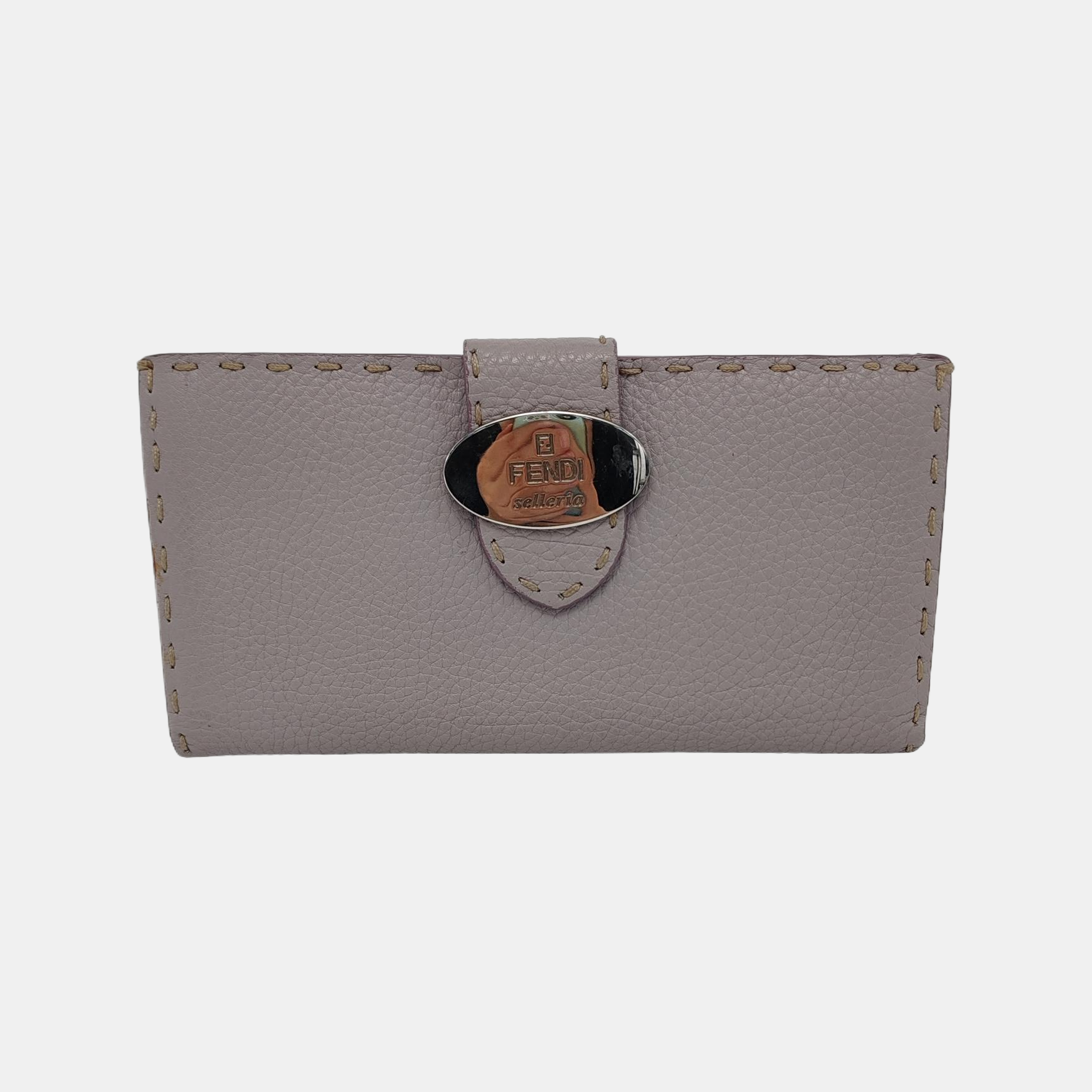 Calfskin Wallet Purple