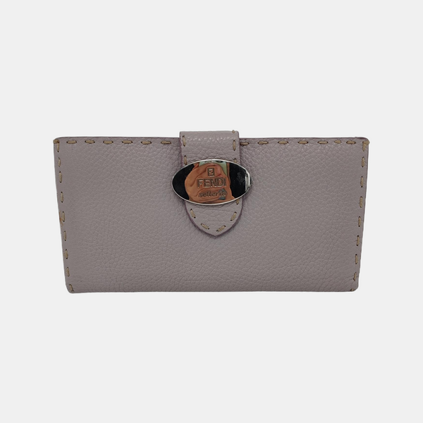 Calfskin Wallet Purple