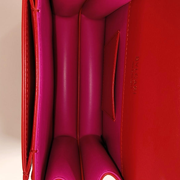 SERPENTI FOREVER Small Lambskin Red