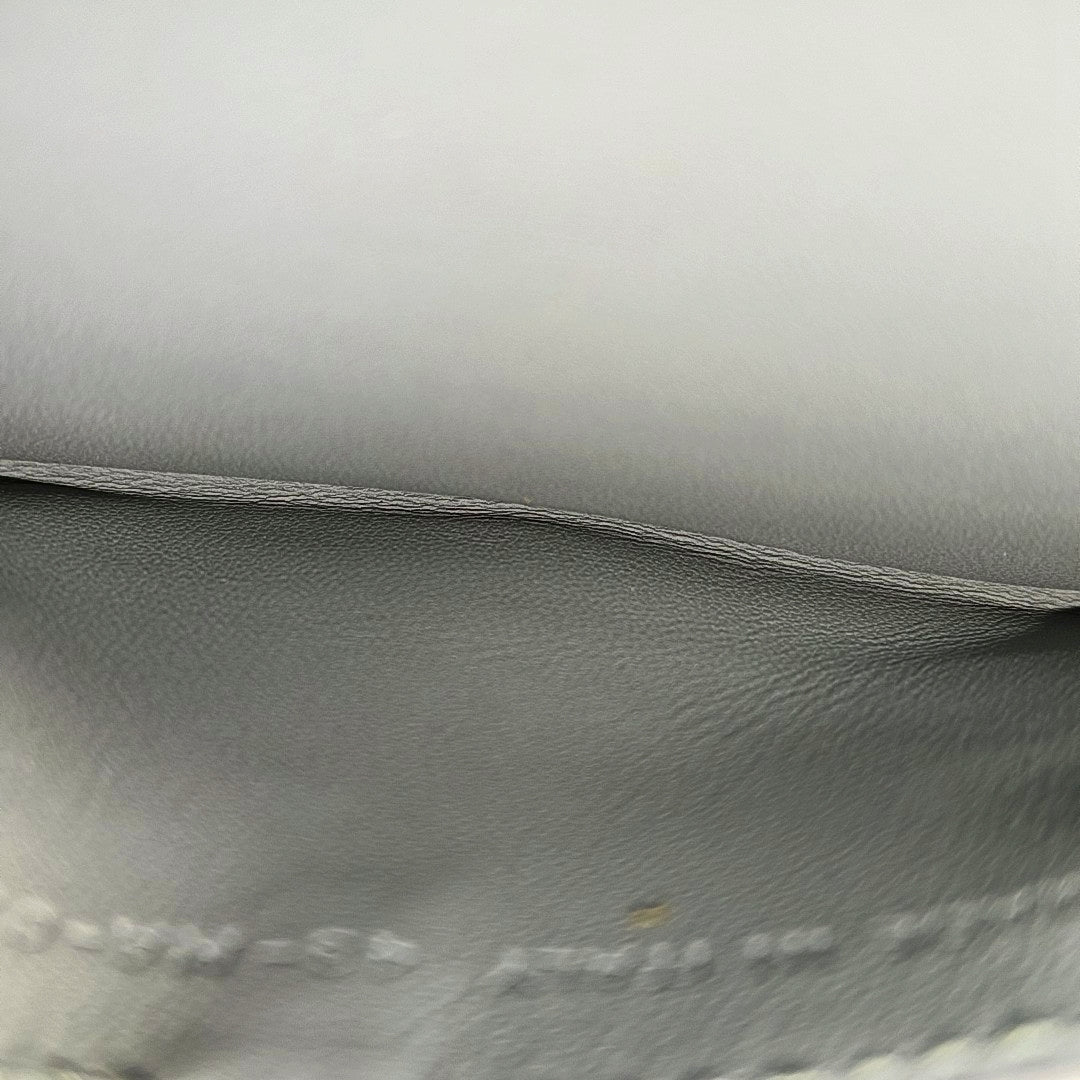 Authenticated pre-owned  Saddle Calfskin Grey - Shoulder Bag at Looply
