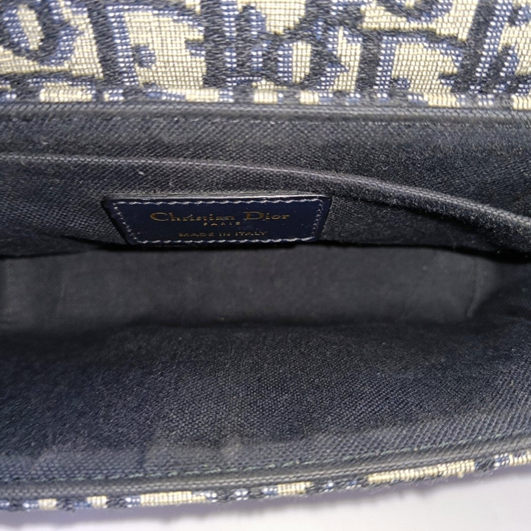 Authenticated pre-owned  30 Montaigne Oblique Canvas Blue - Clutch at Looply