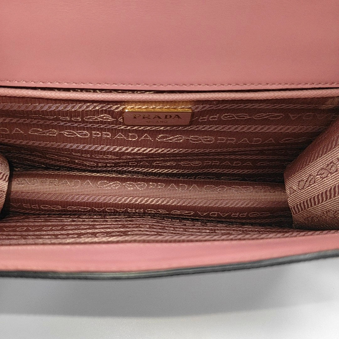 Bauletto Saffiano Calfskin Red