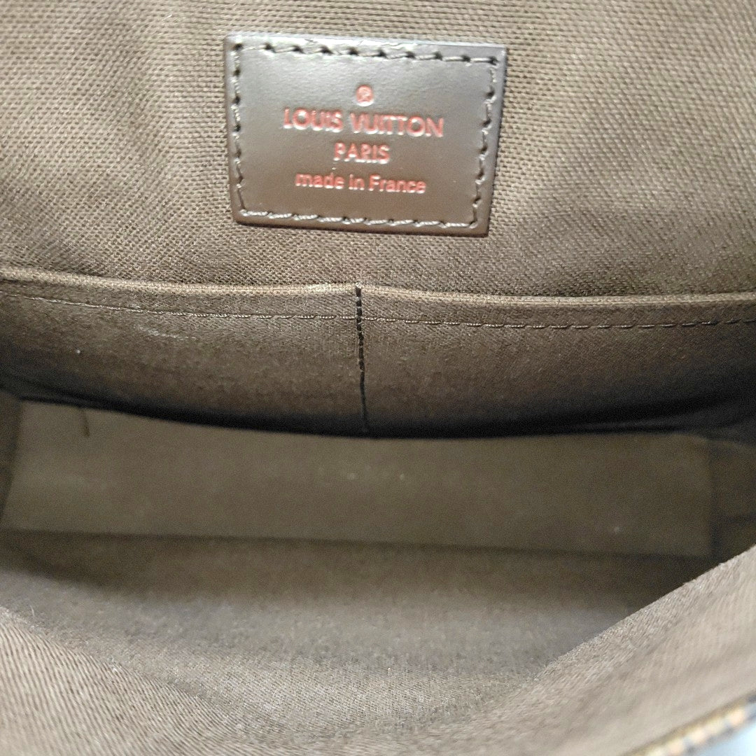 DISTRICT PM Damier Ebene Coated Canvas Brown