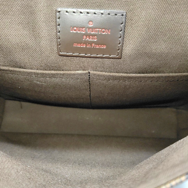 DISTRICT PM Damier Ebene Coated Canvas Brown