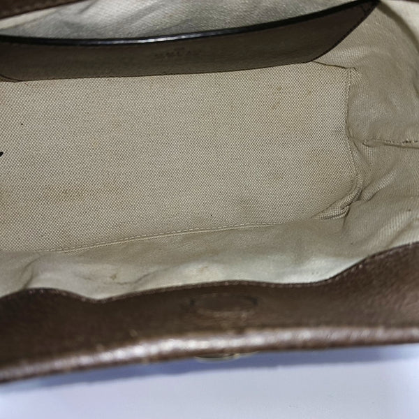 Ophidia Large Monogram Coated Canvas Beige