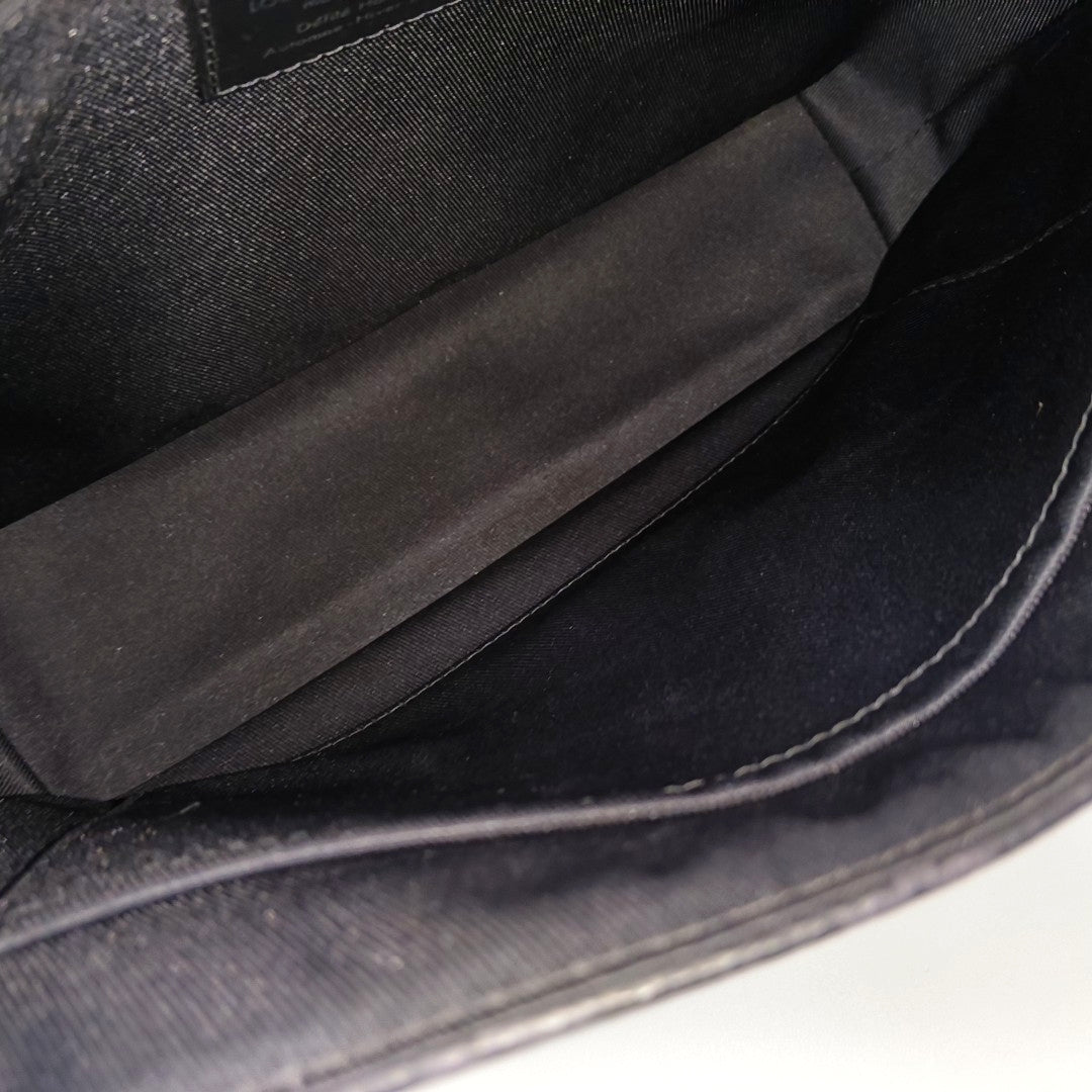 VOYAGER PM Monogram Coated Canvas Black