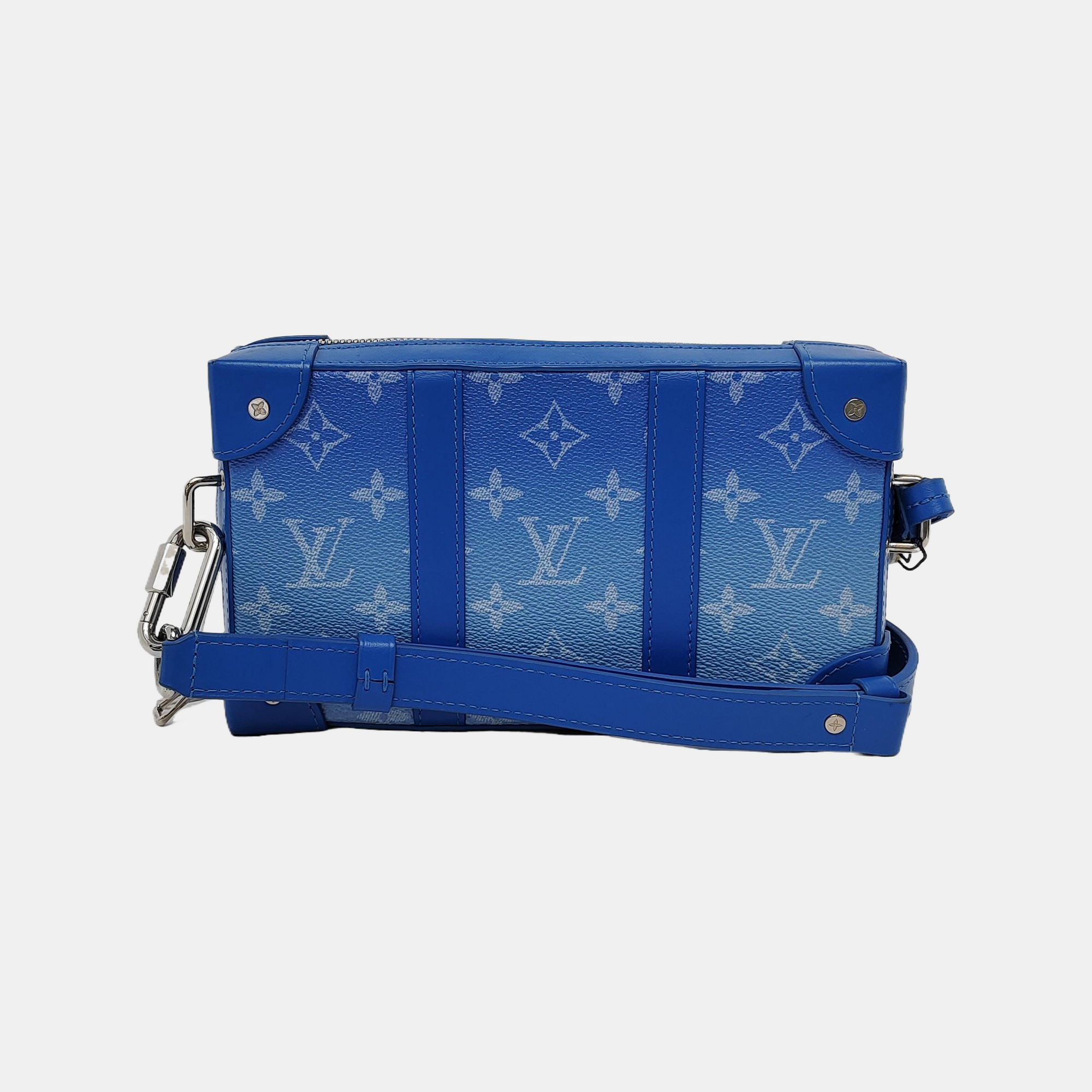 WALLET TRUNK Monogram Coated Canvas Blue