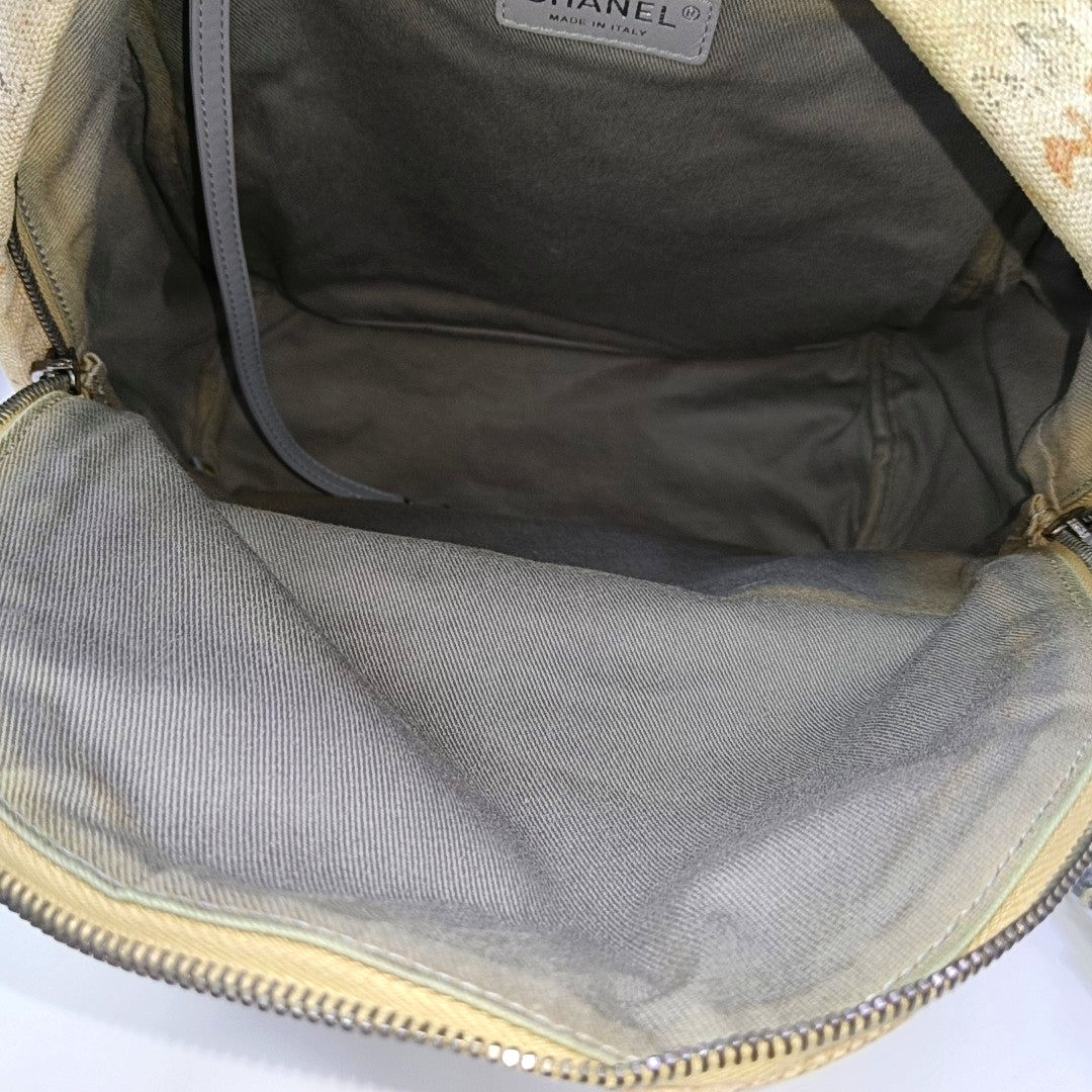 Canvas Backpack Yellow