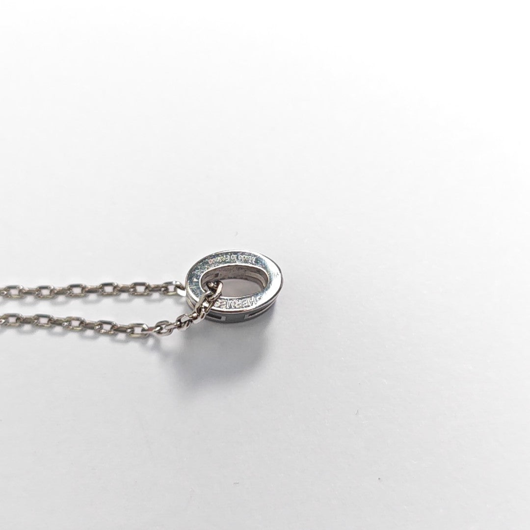 Pop H Metal Silver Necklace