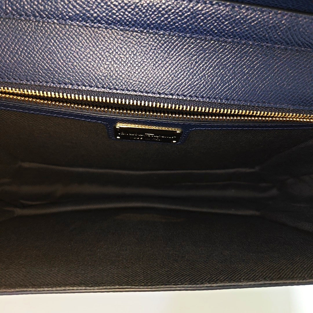 Ginny Calfskin Blue