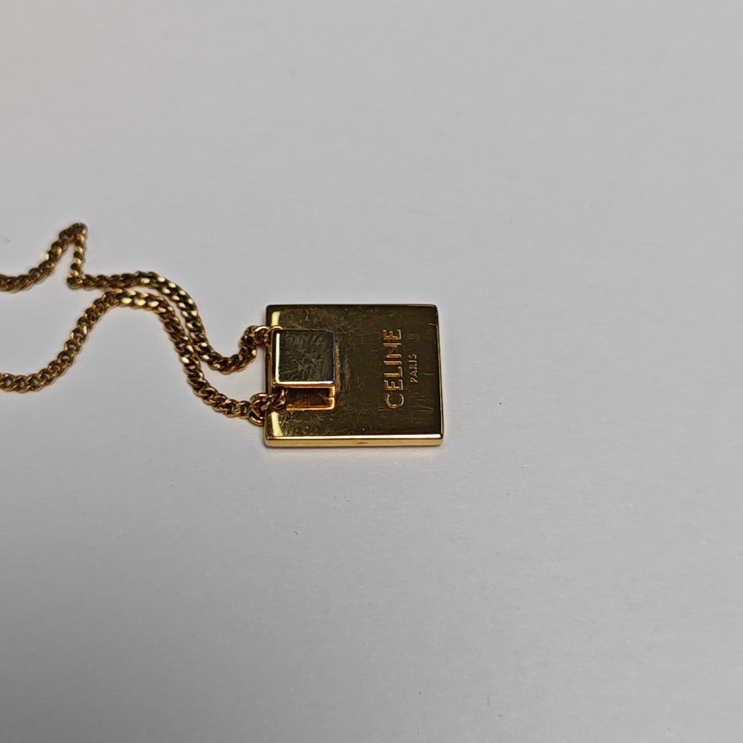 ALPHABET Brass Gold Necklace