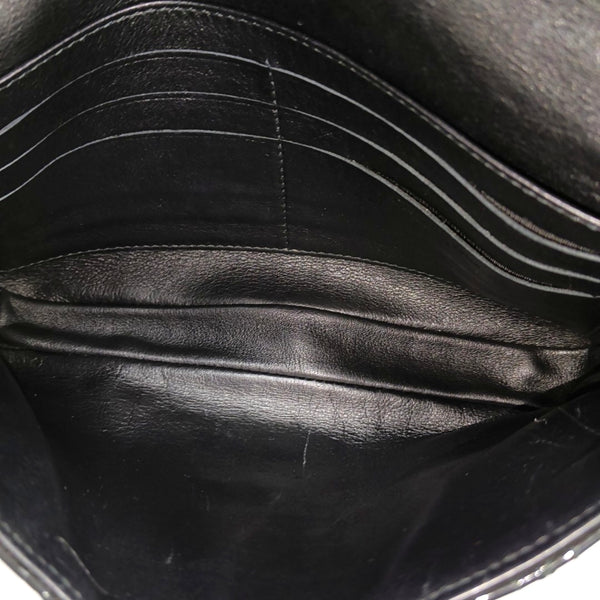 Miss Dior Cannage Patent Leather Black