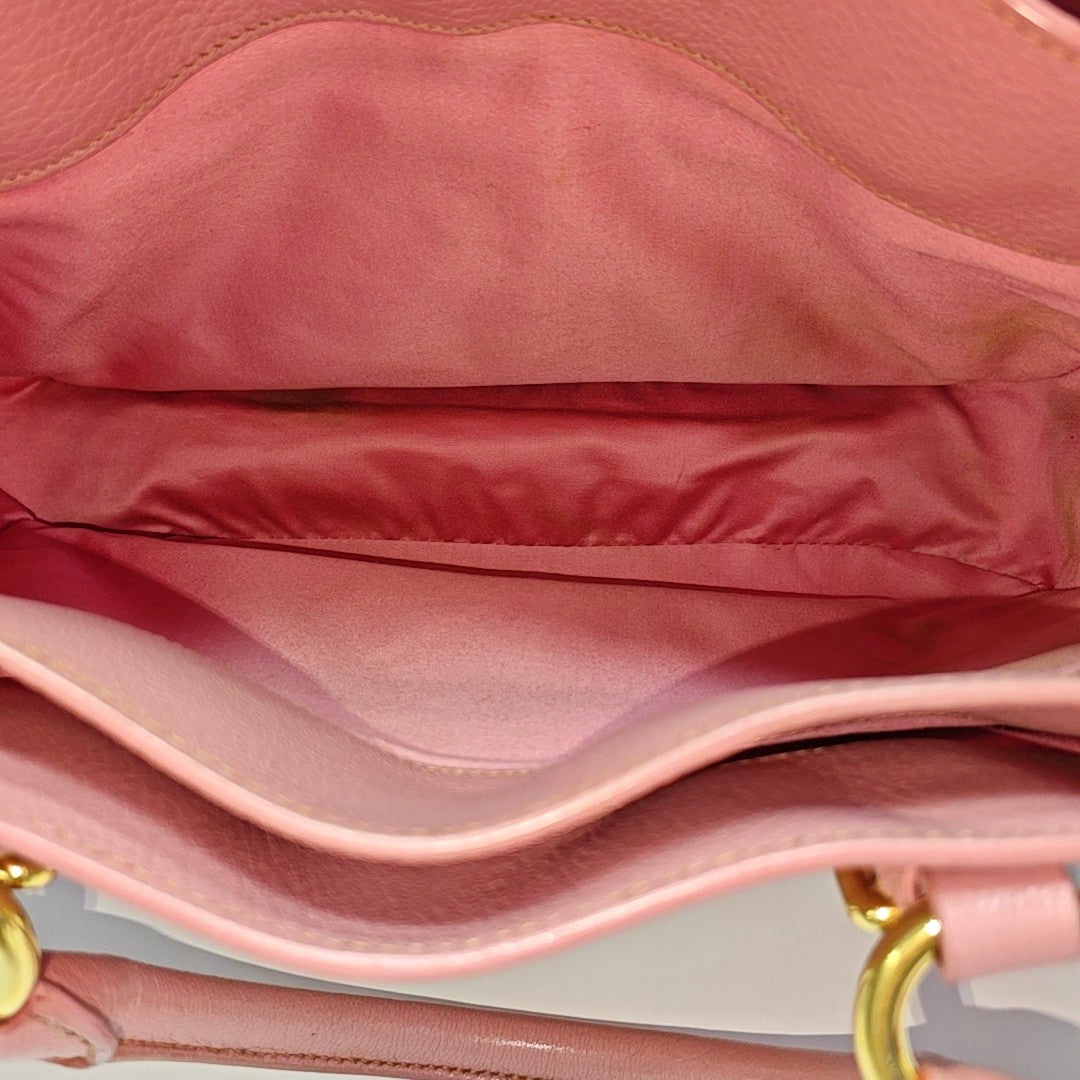 Calfskin Tote Bag Pink