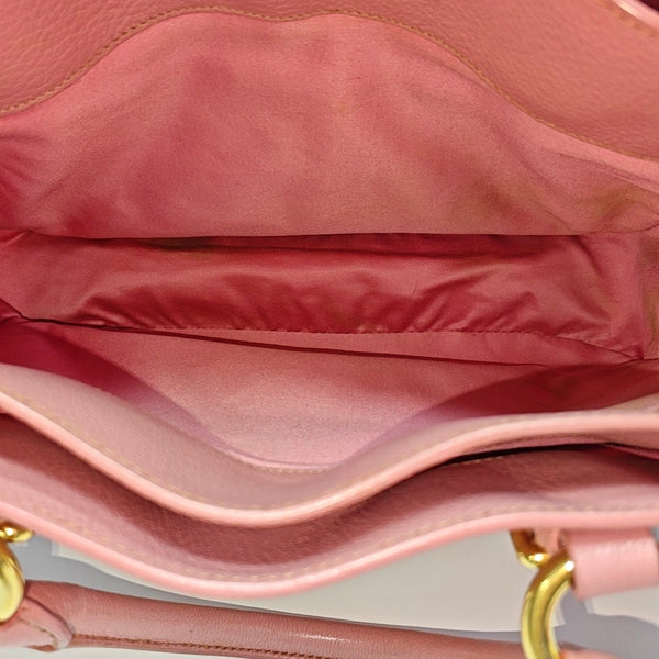 Calfskin Tote Bag Pink