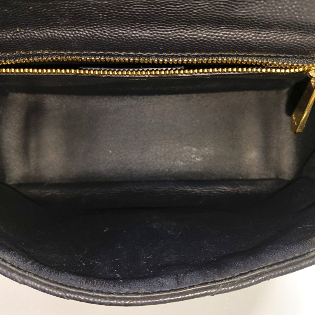 Gancini Small Calfskin Black