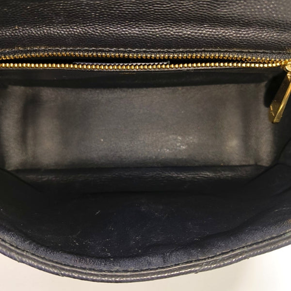 Gancini Small Calfskin Black