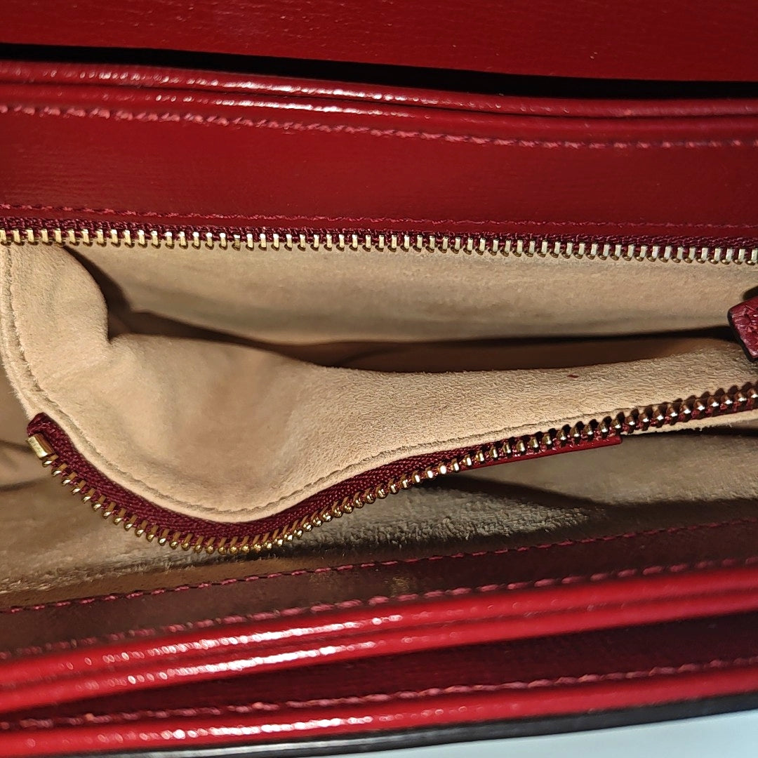 Horsebit 1955 Small Monogram Coated Canvas Beige