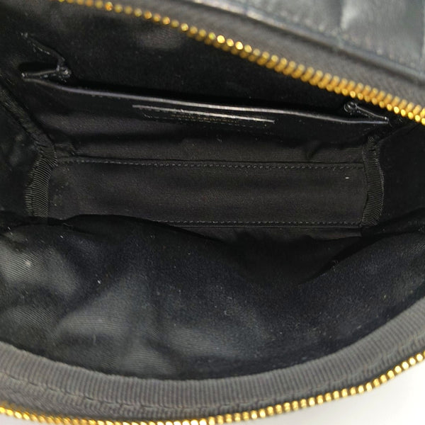 Quilted Lambskin Crossbody Bag Mini Black