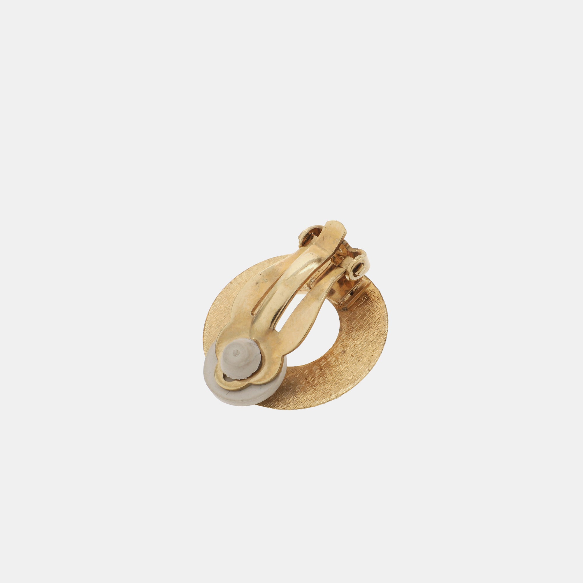 Metal Gold Clip On Earrings
