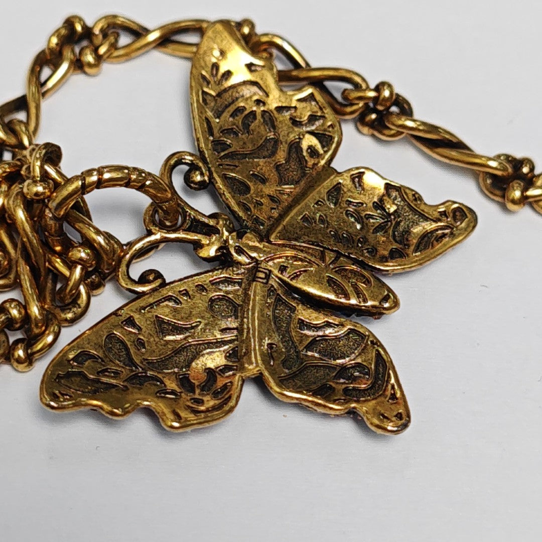 Gucci Garden Crystal Gold Necklace