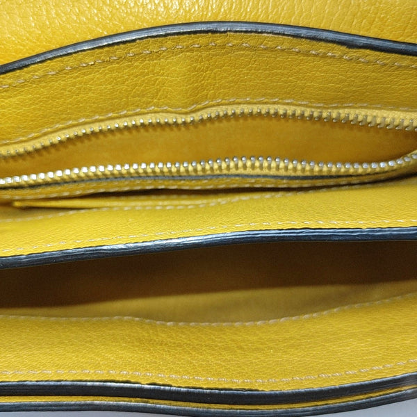 Calfskin Shoulder Bag Yellow