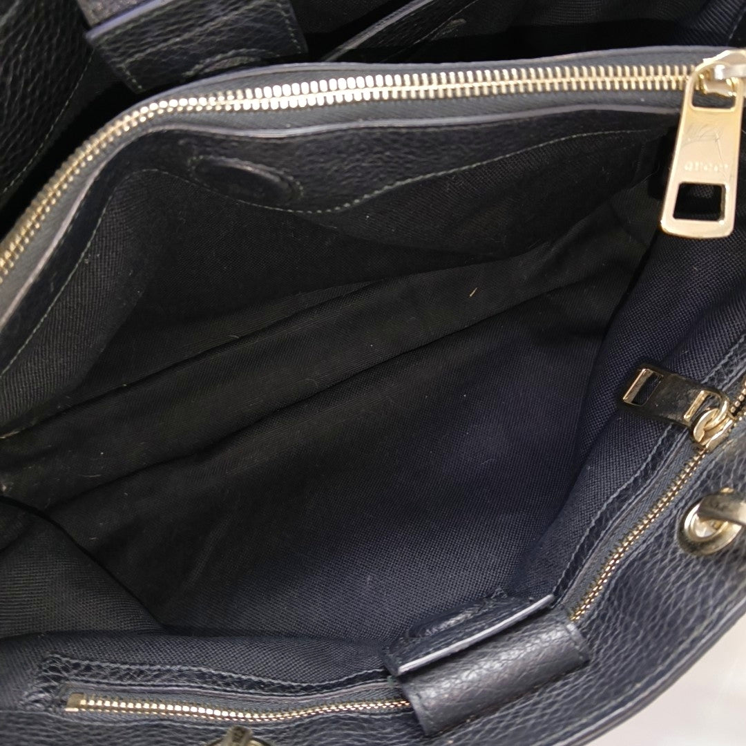 Bamboo 1947 Medium Calfskin Black
