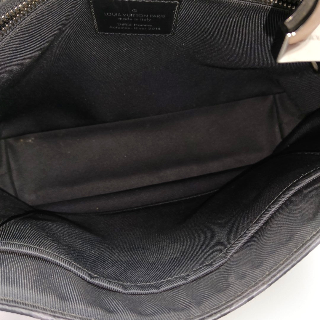 VOYAGER PM Monogram Coated Canvas Black